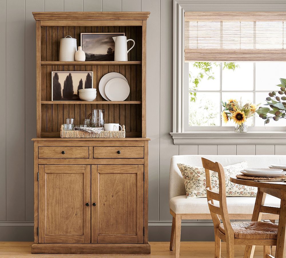 Heritage Farmhouse Buffet With Hutch | Pottery Barn (US)