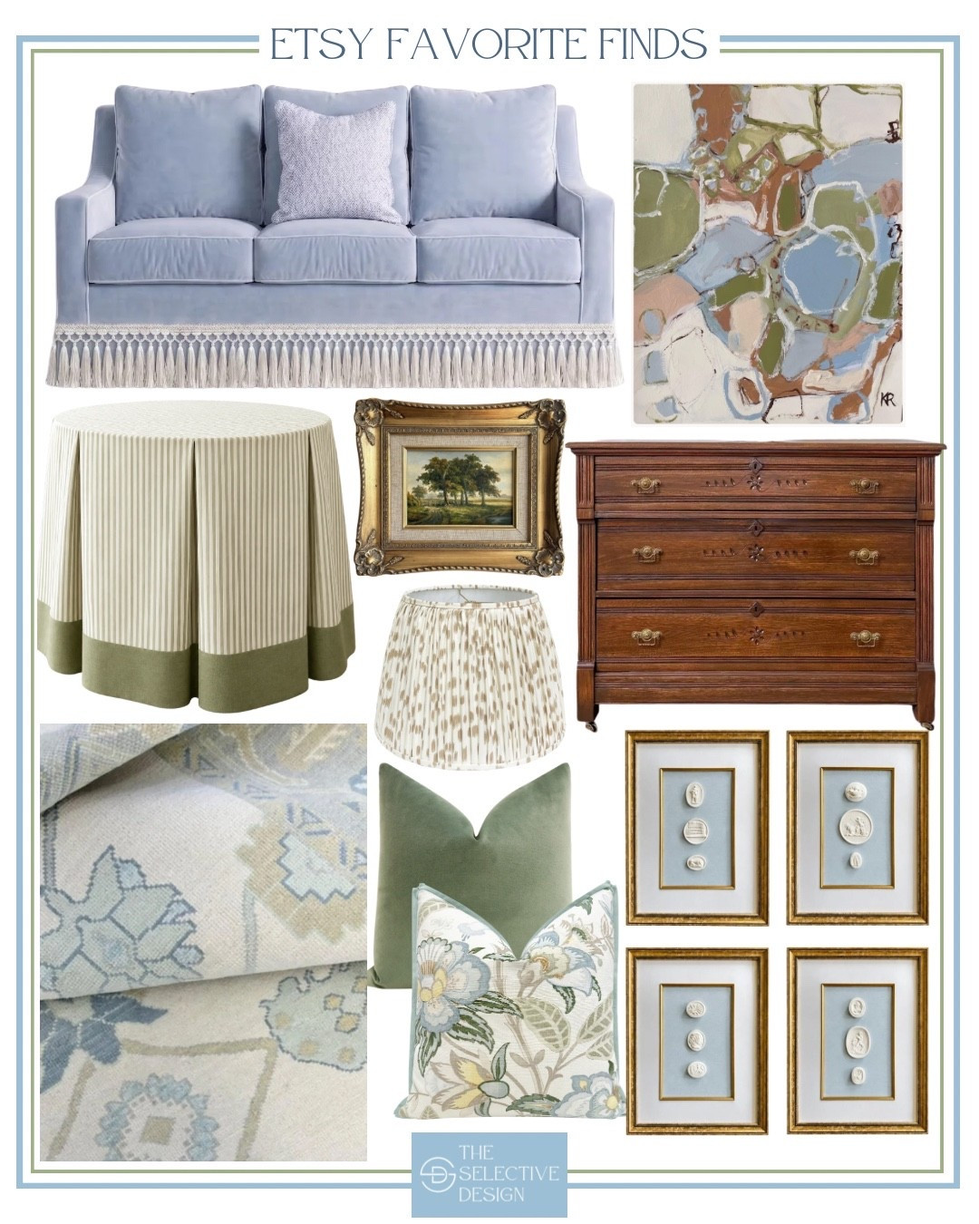 Shop @Etsy for unique, handmade home decor finds that bring a timeless and collected feel to your home. ✨ From original art and vintage inspired textiles to one of a kind furniture and accessories. Etsy is one of our favorite places to source pieces you won’t find everywhere else.

We rounded up a few of our current favorites—all with that timeless, designer look we’re always searching for.

unique grandmillennial home decor finds | Etsy home | grandmillennial home decor | grandmillennial Etsy finds | Etsy favorites | classic home decor finds | timeless home decor | traditional home decor

#etsycreatorcollective

#LTKHome #LTKSaleAlert