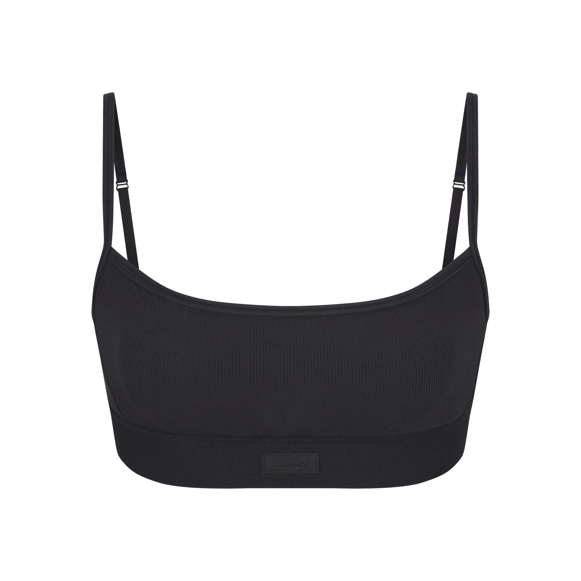 COTTON RIB SCOOP BRALETTE | SKIMS (US)