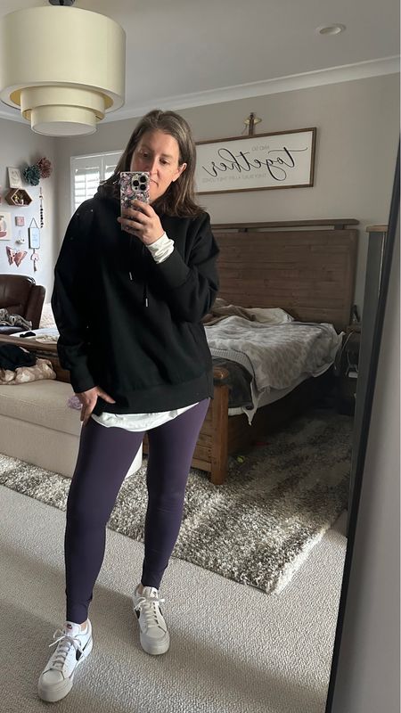 Perfect comfy winter outfit for Southern California 

ANRABESS Women's Oversized Hoodies Fleece Casual Drop Shoulder Athletic Sweatshirts Long Sleeve Pullover 2023
Trendy Top - Size L

ODODOS Women's Cross Waist 7/8 Yoga Leggings with Inner Pocket, 21"/25"/28" Gathered Crossover Workout Yoga Pants - size L

Fisoew Women's Casual Long Sleeve Tops Crew Neck Round Hem Loose T-Shirts Tunic Tops with Thumb Holes - size L


#LTKover40 #LTKsalealert #LTKfindsunder50