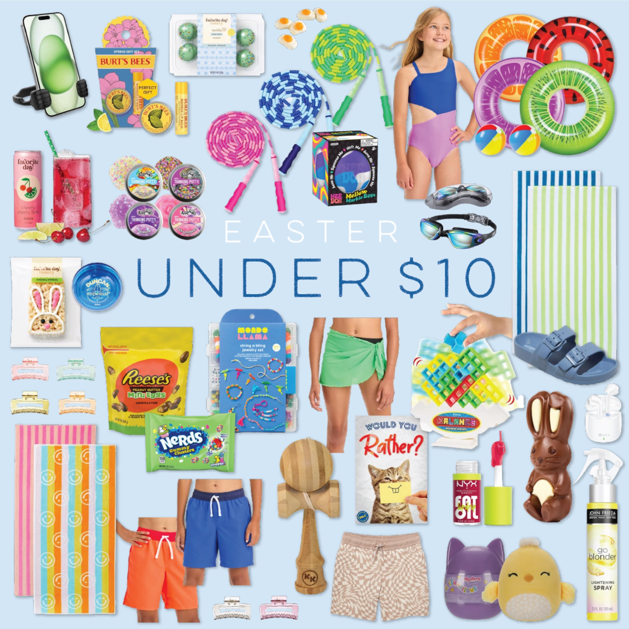 Easter treats for less! Check out our budget-friendly gift guide featuring delightful finds for kids under $10!

#EasterGiftIdeas #Under10 #EasterSurprises 

#LTKfindsunder50 #LTKkids #LTKSeasonal