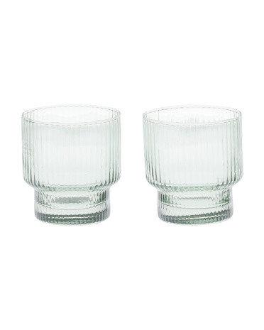 Set Of 2 Optic Double Old-fashion Glasses | TJ Maxx