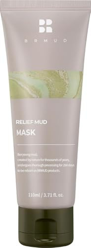 BRMUD Relief Mud Mask | Celeb's Choice Mud Mask - Body Mud Hydrating & Moisturizing Deep Pore Cleanser Face & Body Mask w/ 91.8% Nature-Derived Ingredients - K Beauty Body Mud (3.72 fl oz) | Amazon (US)