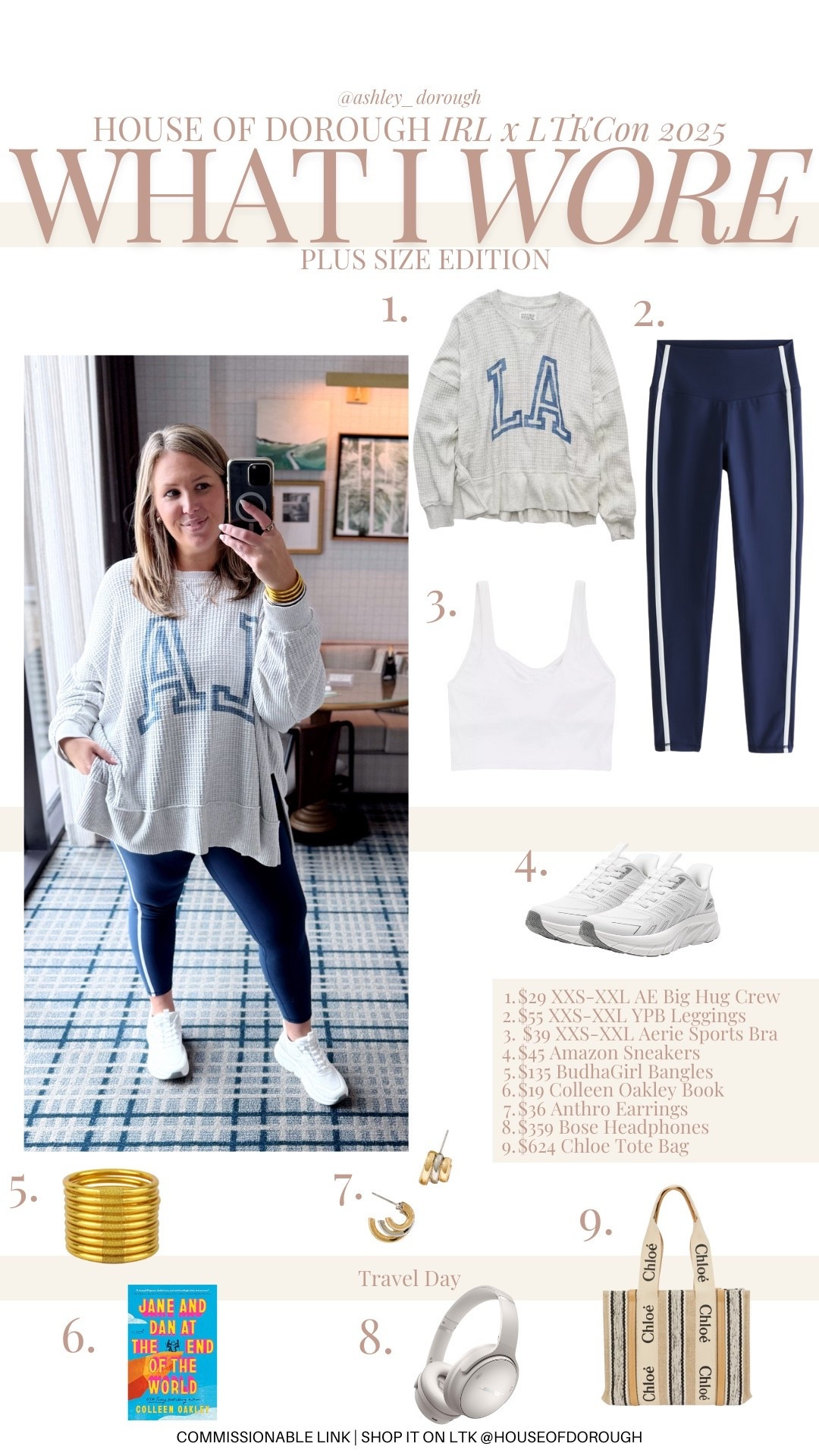 What I wore x LTKCon 2025! Plus size edition! Wearing an XXL in everything here! 

Plus size fashion, trendy outfit ideas, comfy casual, airport travel outfit, travel outfit, airport outfit

#LTKPlusSize #LTKTravel #LTKCon