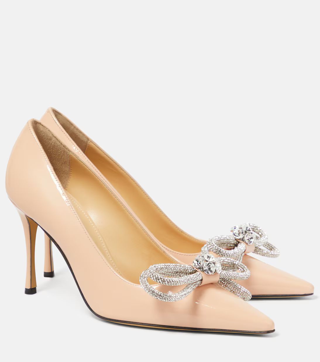 Double Bow patent leather pumps | Mytheresa (US/CA)