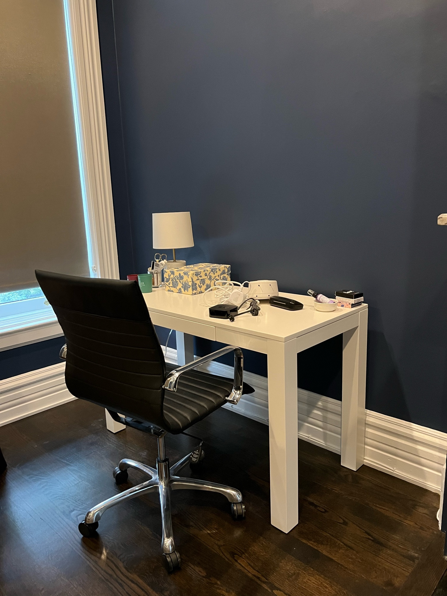 The perfect small space desk for a home office. Under $500 and can work in any space. Easy to assemble and well made. Parsons desk from West Elm 

#LTKhome