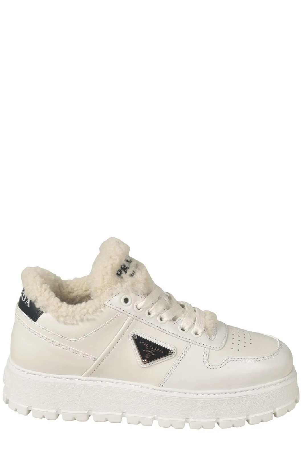 Prada Logo Plaque Chunky Sole Sneakers | Cettire Global