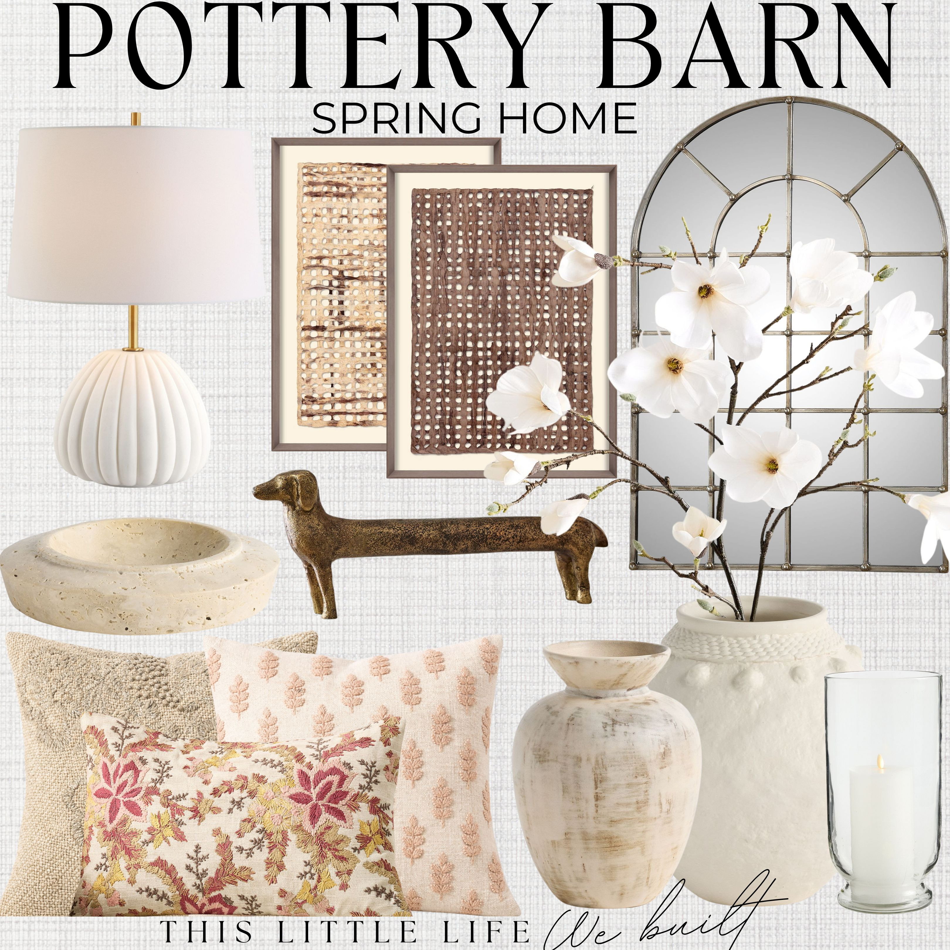 Pottery Barn Spring Home Arrivals!
Pottery Barn Home / Pottery Barn Decor / Light Linen Curtains / Textured Throw Pillows / Soft Neutral Throws / Woven Baskets / Fluted Ceramic Vases / Decorative Trays / Faux Greenery & Branches / Stoneware Bowls / Wooden Bead Garlands / Neutral Area Rugs / Natural Fiber Rugs / Organic-Shape Mirrors / Minimalist Wall Art / Warm Wood Coffee Tables / Light Oak Consoles / Bouclé Accent Chairs / Upholstered Ottomans / Cane & Rattan Furniture / Sculptural Table Lamps / Ceramic Table Lamps / Soft White Bedding / Neutral Table Runners / Handcrafted Pottery / Linen Slipcovers / Modern Organic Accent Furniture
 

 #LTKSeasonal #LTKHome