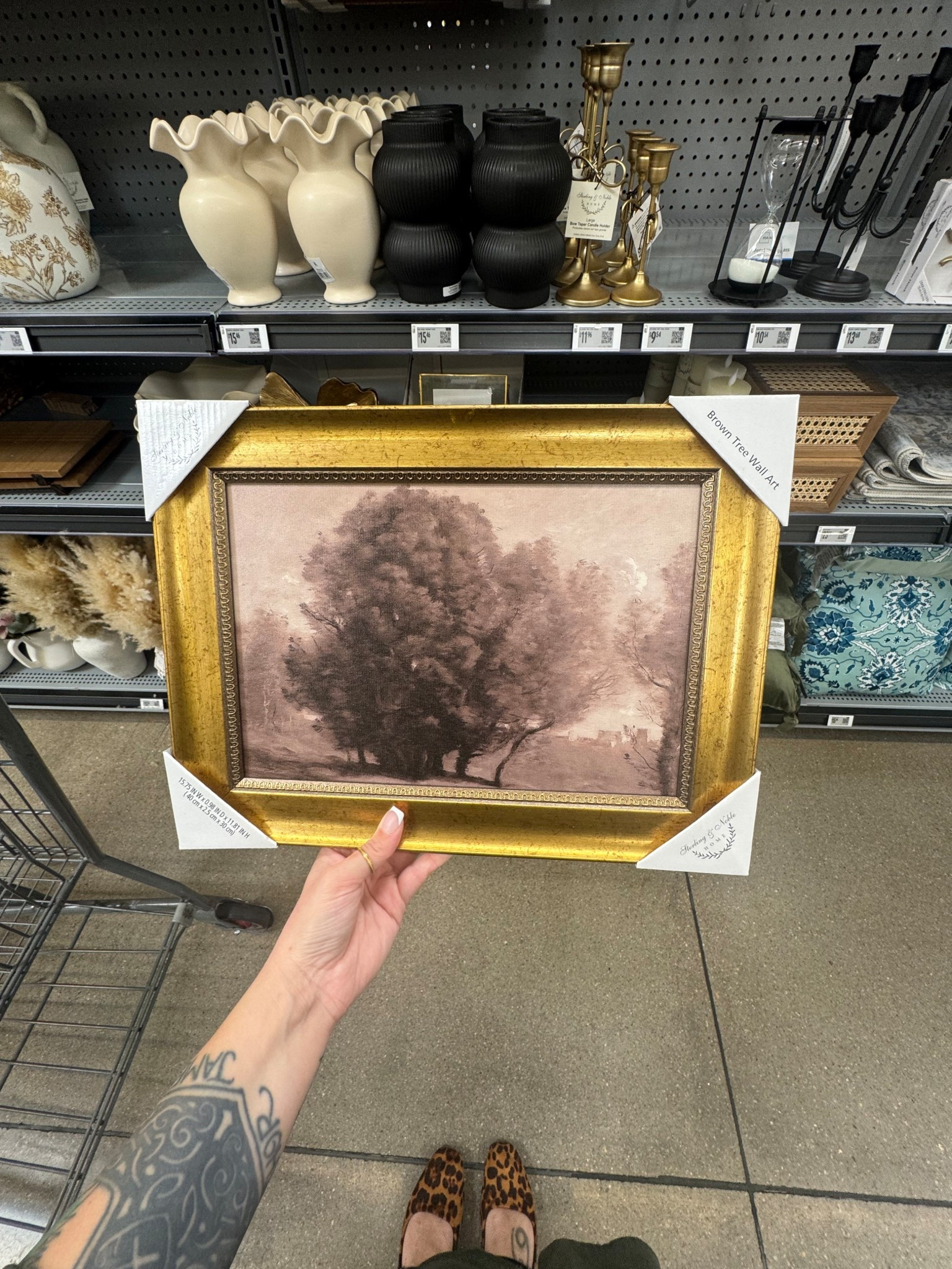 Vintage vibes without the thrift store hunt ✨ this framed art is everything.