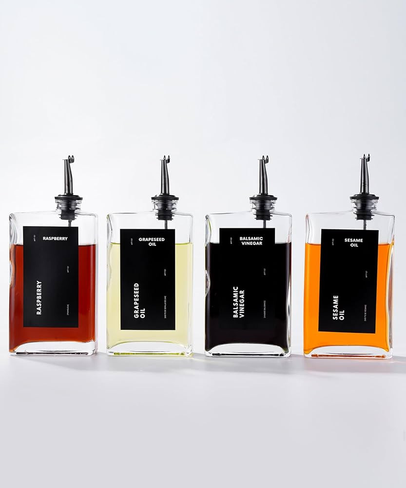 Olive Oil Dispenser for Kitchen, Cooking Oil Dispenser, Oil and Vinegar Dispenser Set, Olive Oil ... | Amazon (US)