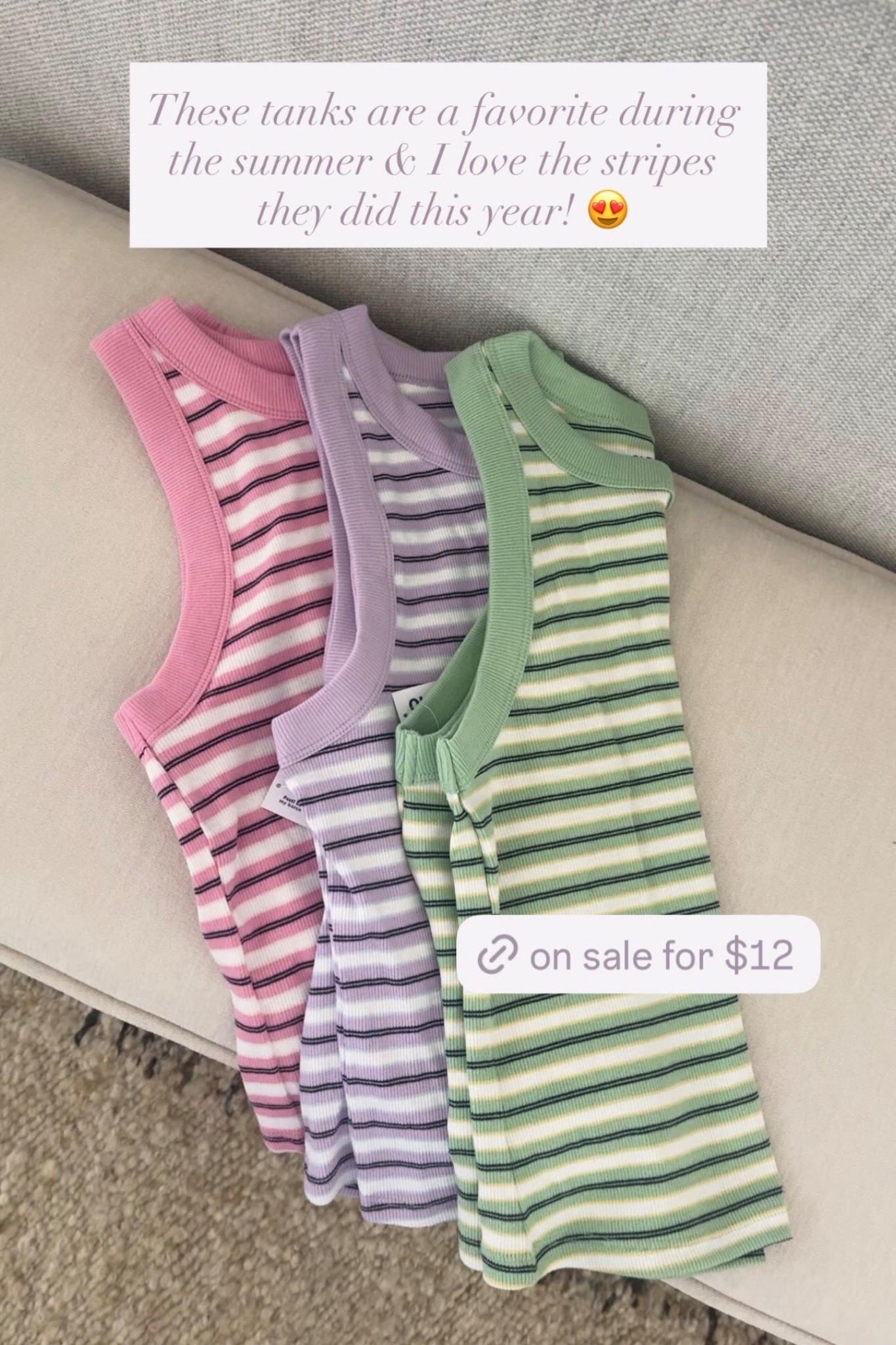 I love these tanks for the summer & the stripes they did this year are 👌🏼 they come in a bunch of solid colors as well! 

Spring style, spring fashion, spring outfit, striped tank top, old navy, old navy spring style, old navy finds, spring ootd 

#LTKSeasonal #LTKSpringSale #LTKootd