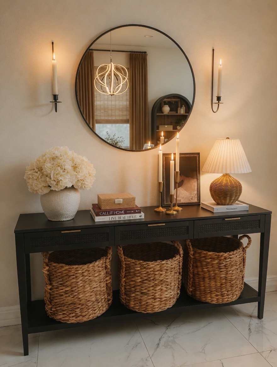 Console Table Styling🤍

#LTKSeasonal #LTKHome #LTKSaleAlert