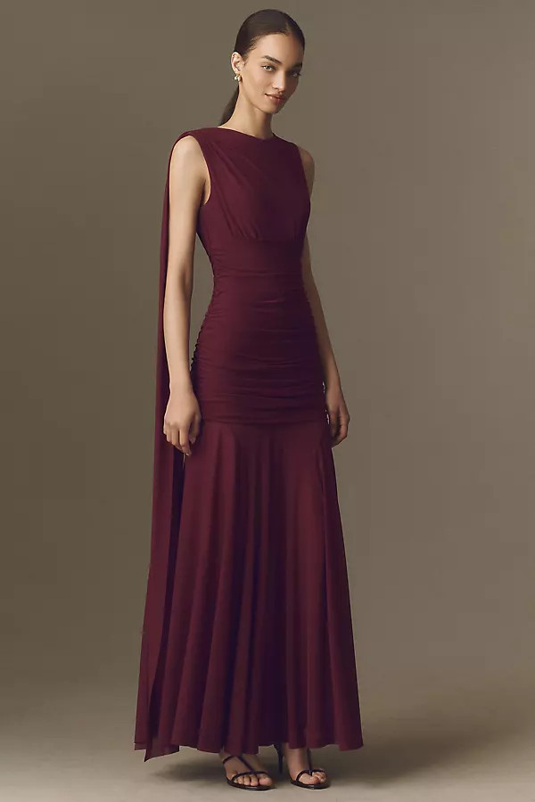 Alverie Mesh Maxi Dress | Anthropologie (US)