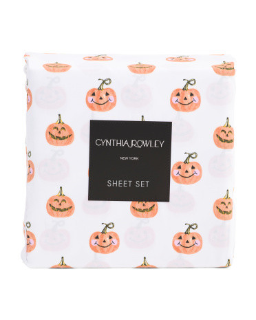 Pumpkin Sheet Set | TJ Maxx