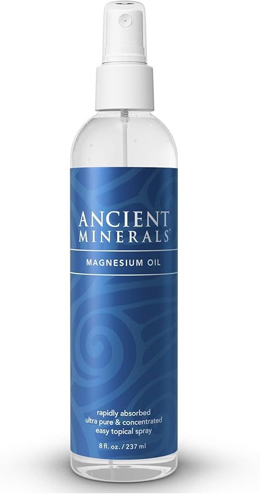 Ancient Minerals Magnesium Oil Spray Bottle of Pure Genuine Zechstein Magnesium Chloride - Topica... | Amazon (US)