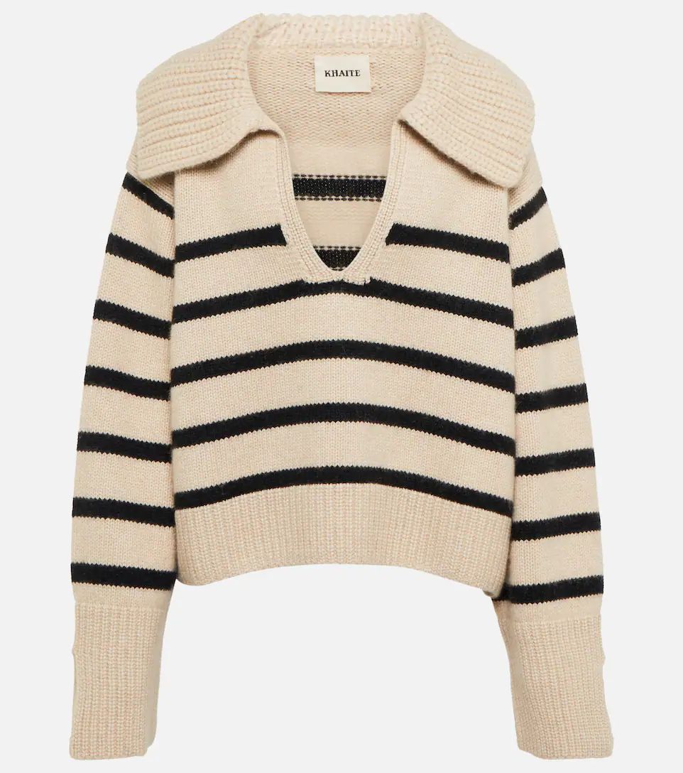 Evi striped cashmere sweater | Mytheresa (UK)