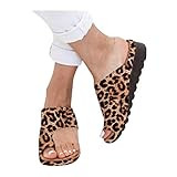 2019 New Women Comfy Platform Toe Ring Wedge Sandals Shoes Summer Beach Travel Shoes Comfortable Fli | Amazon (US)