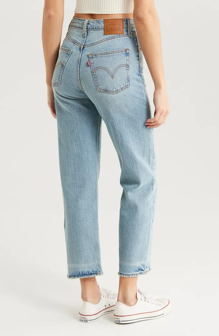 Levi's® Ribcage High Waist Ankle Straight Leg Jeans | Nordstrom | Nordstrom