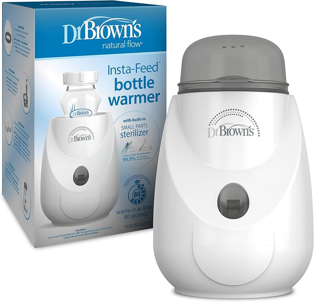 Dr. Brown's Insta-Feed Baby Bottle Warmer and Sterilizer for Baby Bottles and Baby Food Jars | Amazon (US)