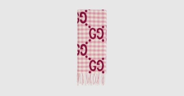 Gucci GG jacquard wool scarf | Gucci (US)