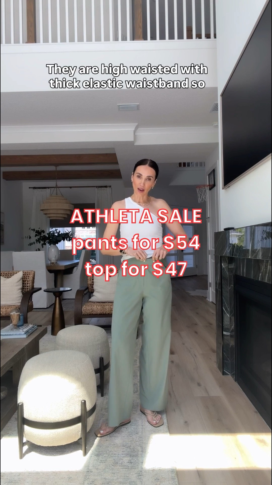 ATHLETA SALE pants for $54 and top for $47.

#LTKootd #LTKSaleAlert #LTKOver40