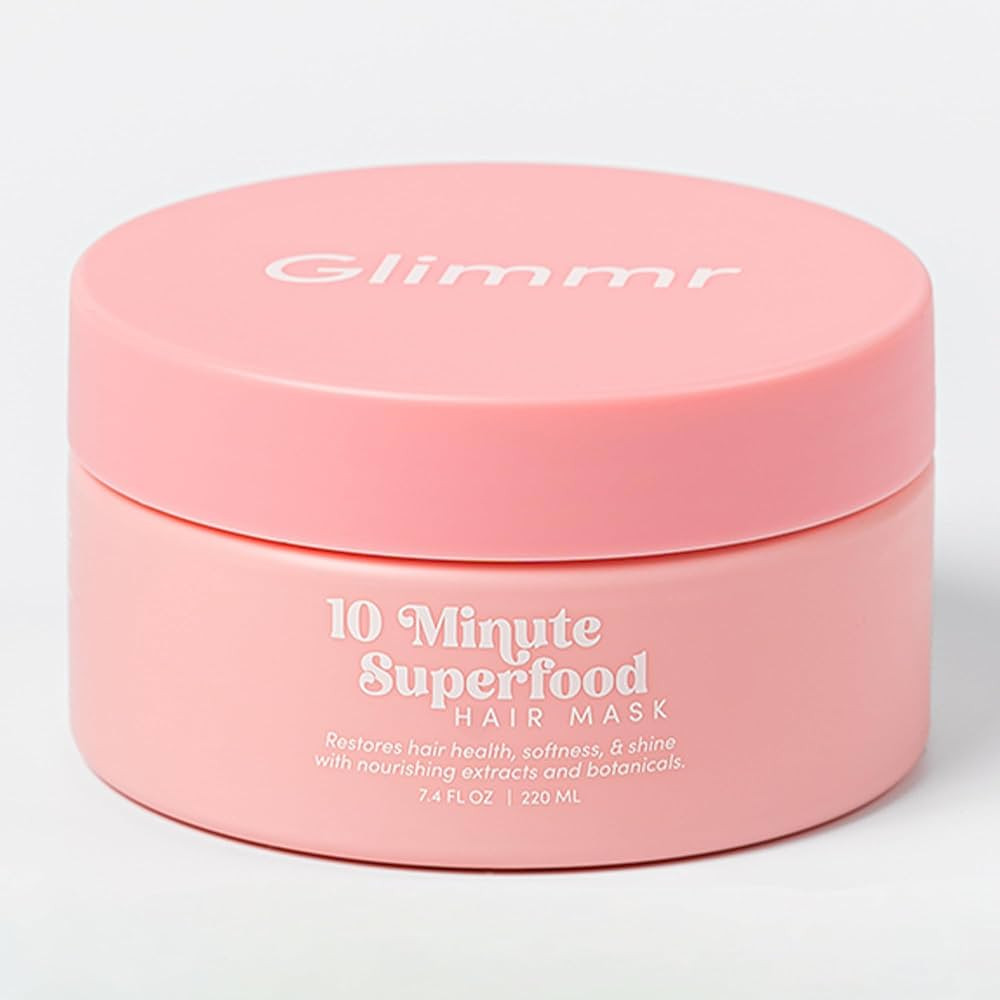 Glimmr 10-Minute Hair Mask for Damaged Hair – Deep Conditioner with Bonding Protein, Castor Oil... | Amazon (US)