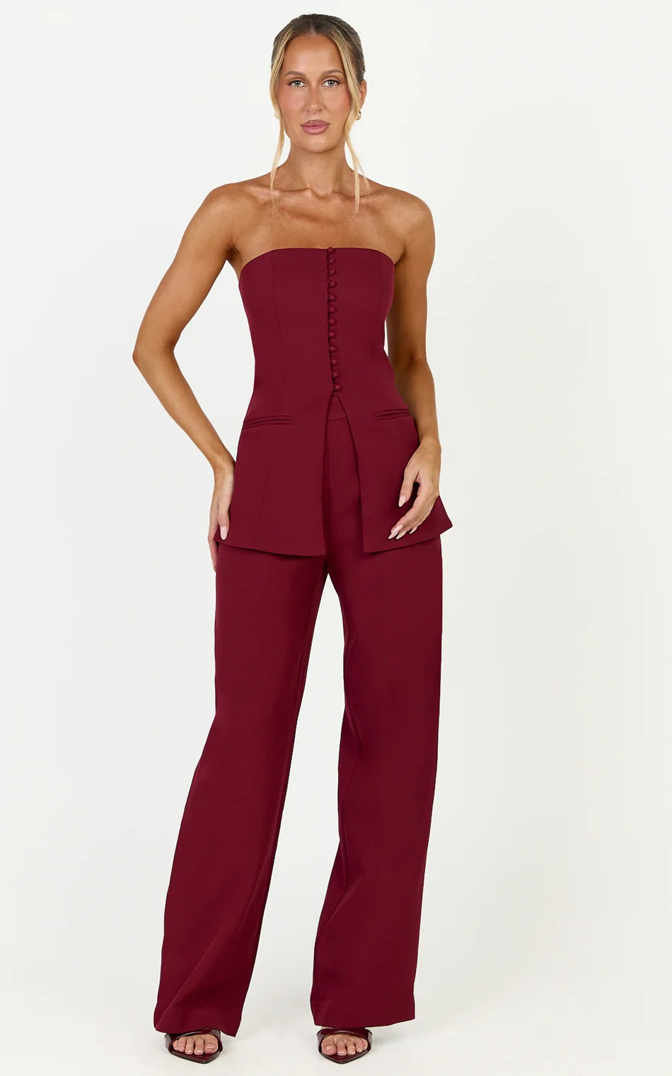 Amelia Two Piece Top and Pant Set | Showpo (ANZ)
