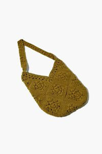 Crochet Knit Tote Bag | Forever 21 (US)