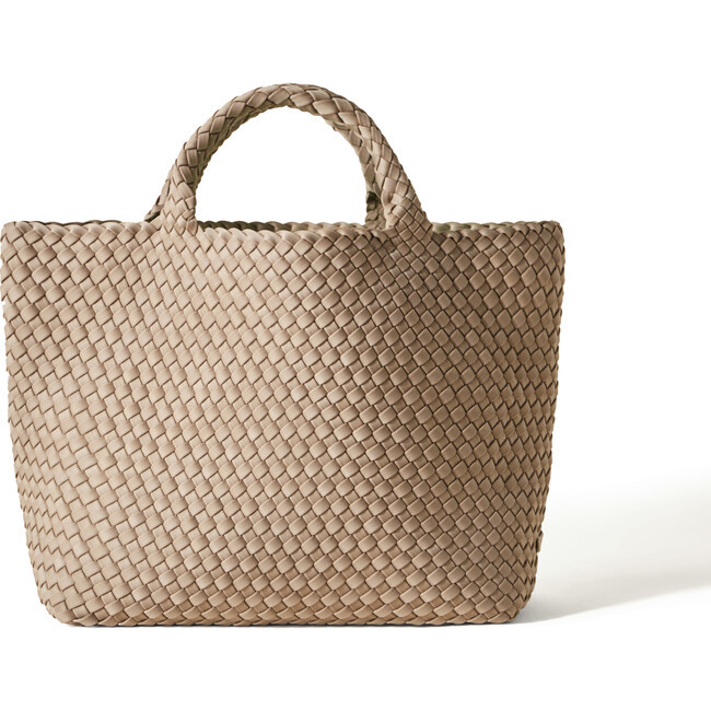 NAGHEDI | Women's St. Barths Medium Handwoven Tote, Cashmere - OS (Tan) | Maisonette | Maisonette