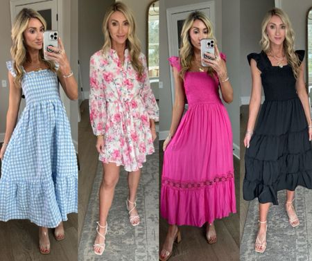 Amazon spring dresses I’m loving! Wearing a size S in all! Perfect for work, vacation, and Mother’s Day!

#LTKSeasonal #LTKstyletip