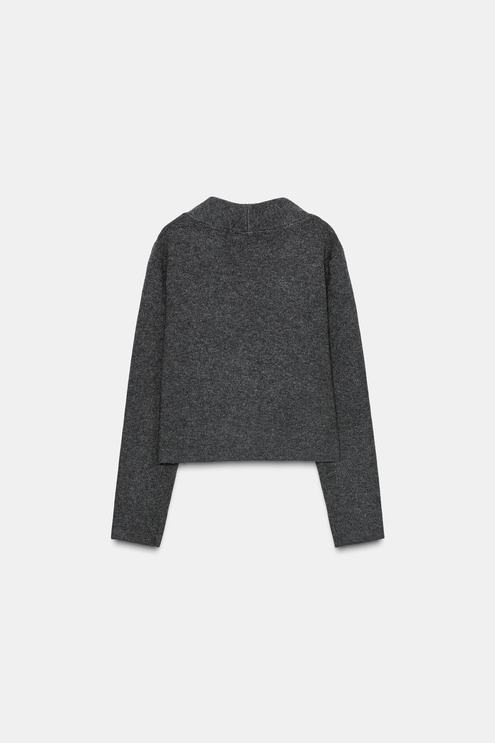 V-NECK KNIT CARDIGAN | Zara US