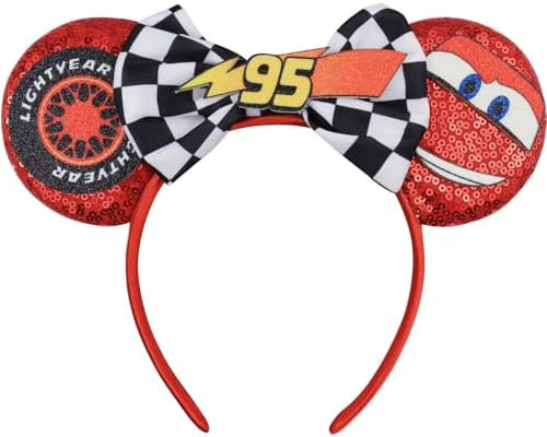 Mouse Ears Headband, Car Ear Headbands for Boys Birthday Party - Car Ear Headband | Amazon (US)