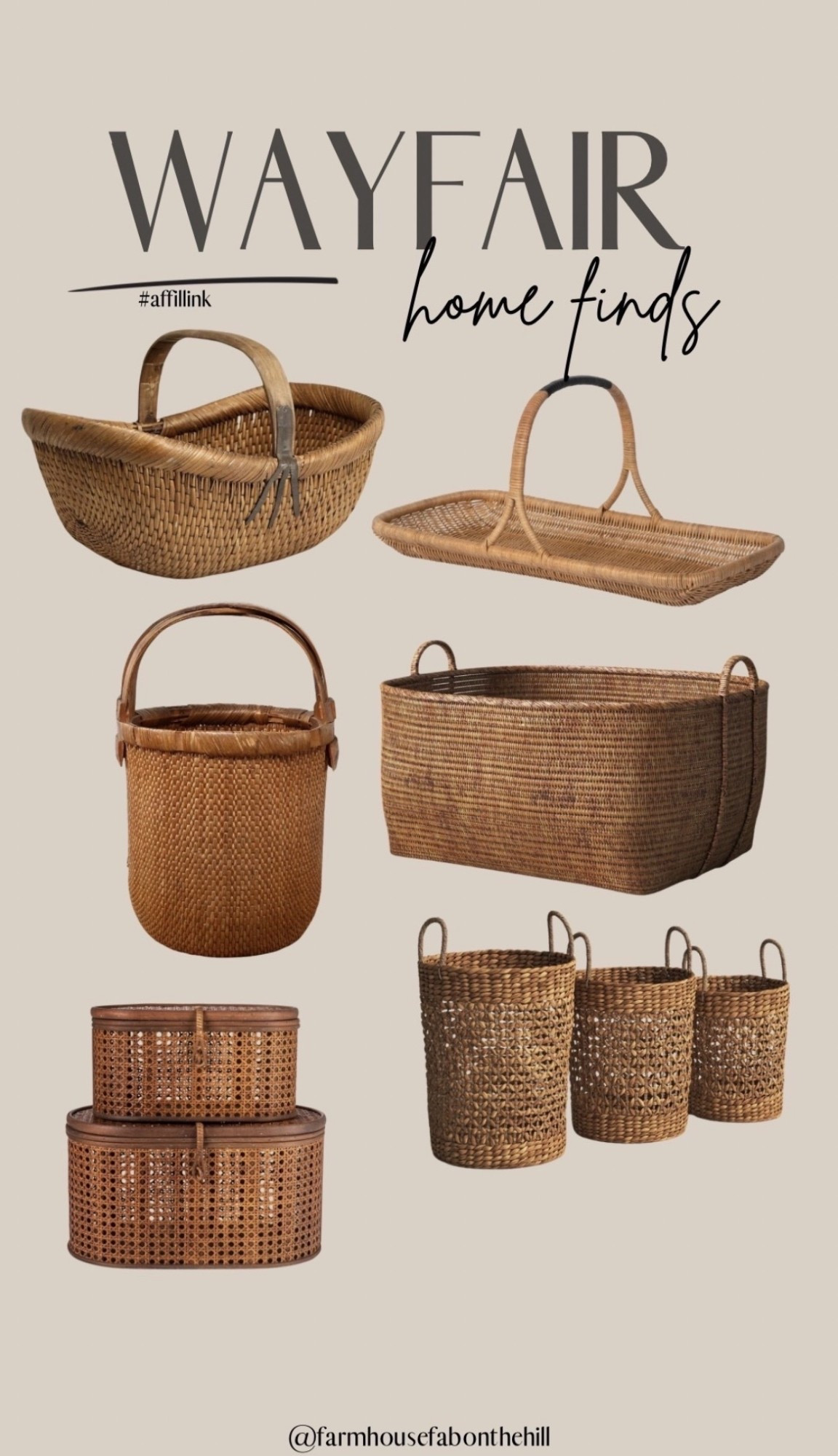 Yes please!! Seagrass baskets for the home. I wabt them all 🤎

#LTKSaleAlert #LTKHome