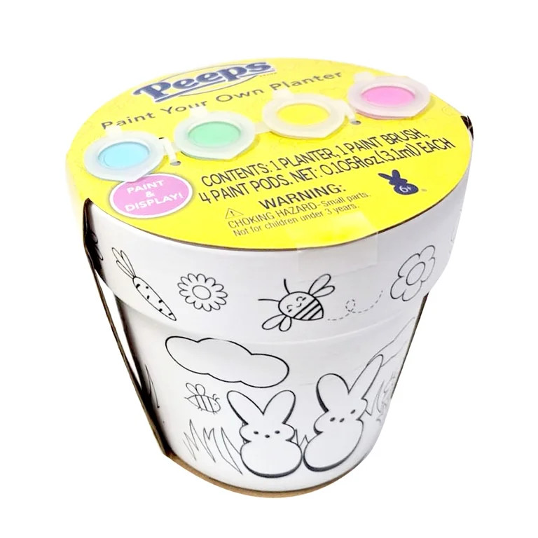 Peeps® Paint Your Own Planter, 4.25", for Ages 6 and up | Walmart (US)