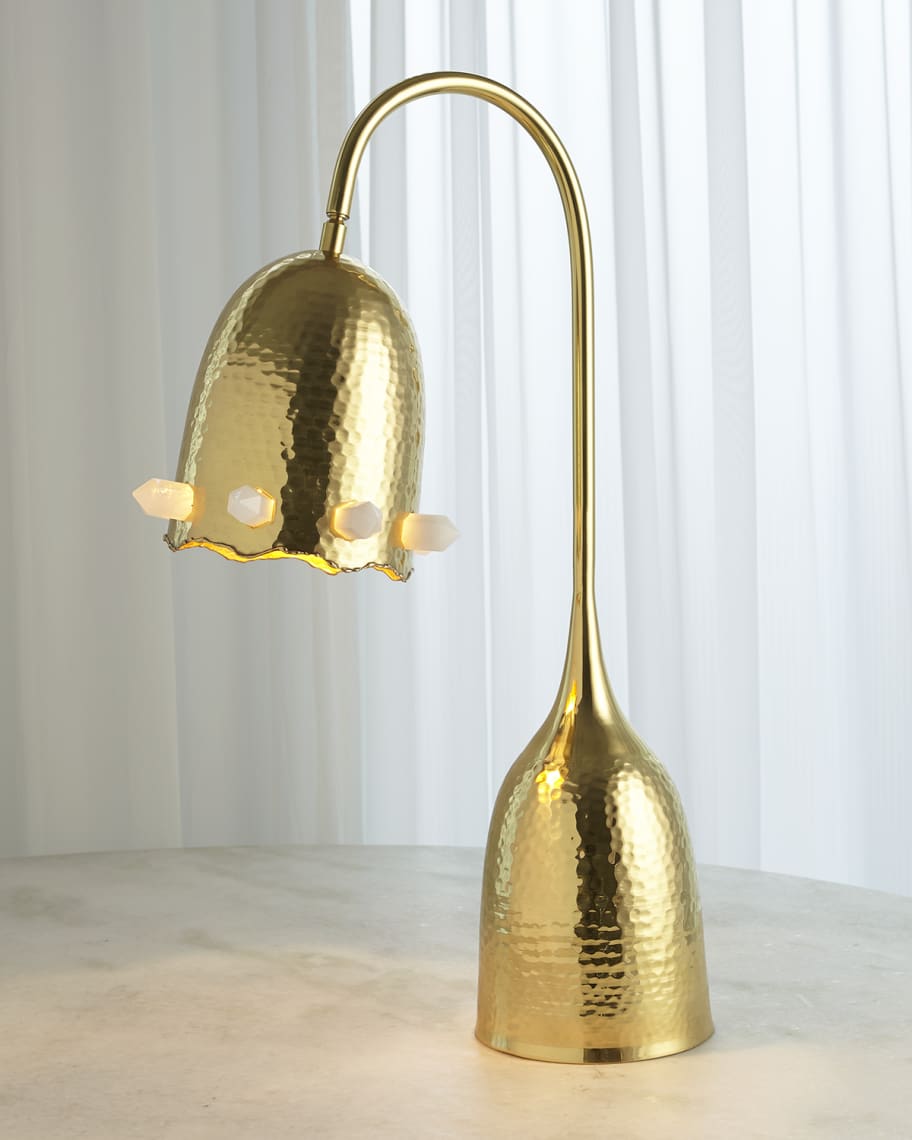 Emporium Home for William D Scott Tulip Quartz Table Lamp | Horchow