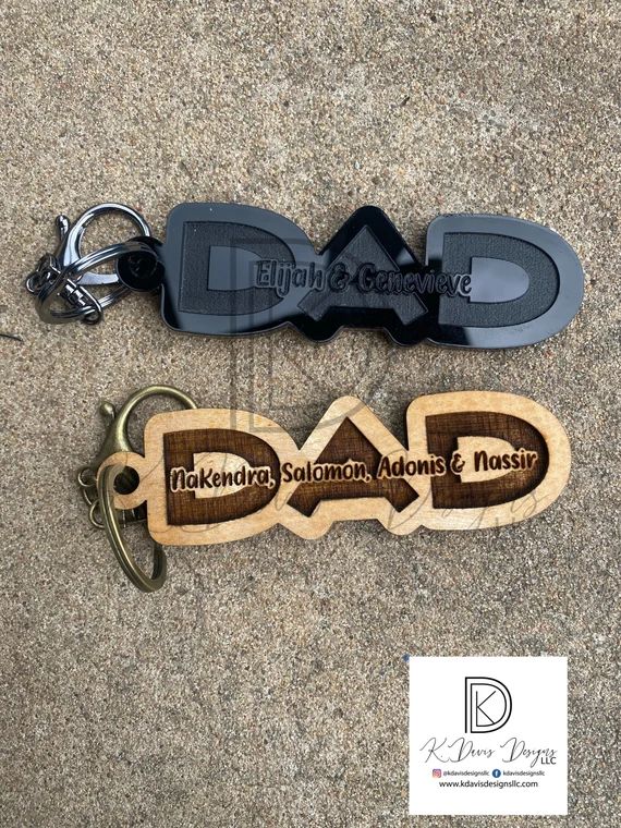 Dad Keychain, Father’s Day Gift,  Custom Keychain Personalized Father’s Day Gift, Unique Fath... | Etsy (US)