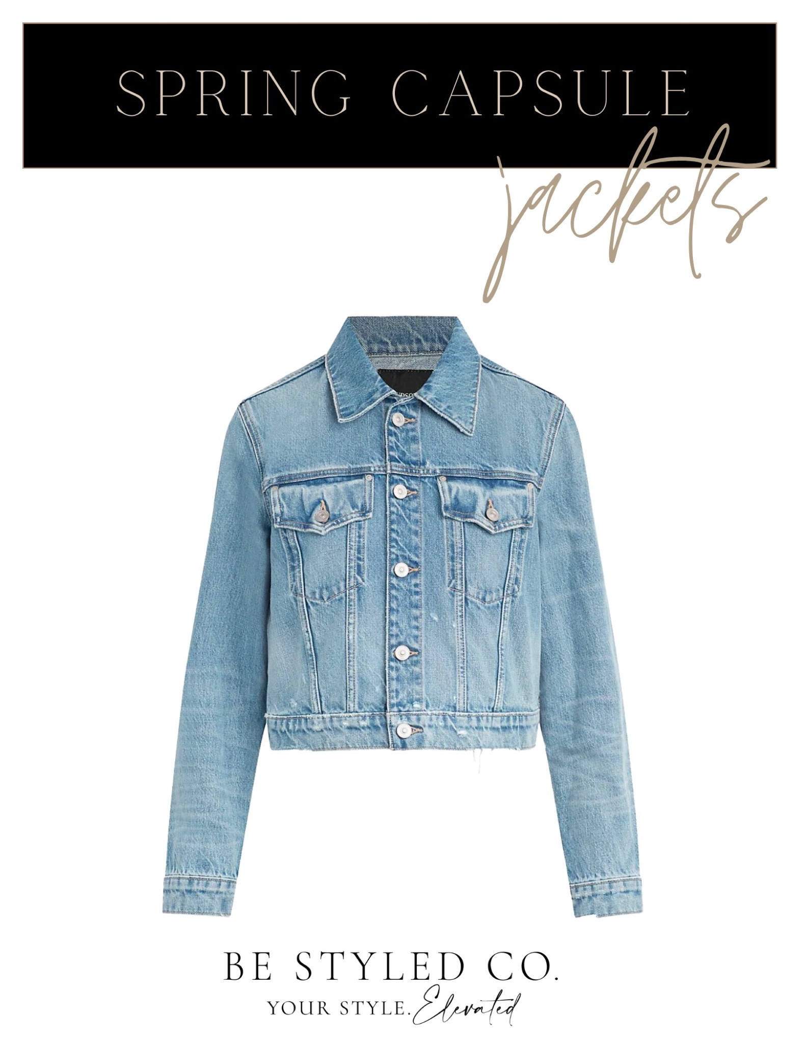 Spring jackets - capsule wardrobe - denim jackets - casual jackets 

#LTKunder100 #LTKFind #LTKstyletip
