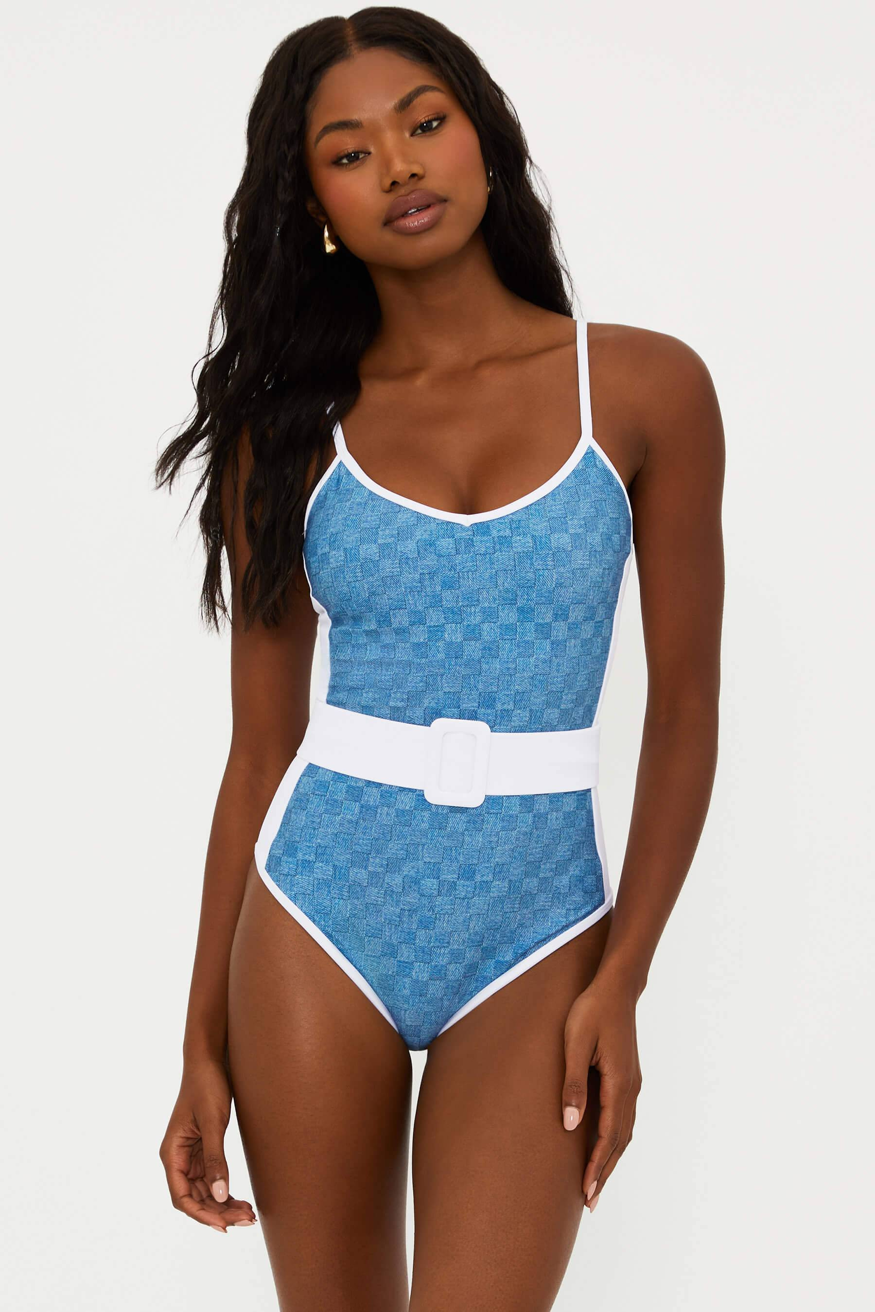HARMONY ONE PIECE DENIM DAZE | Beach Riot