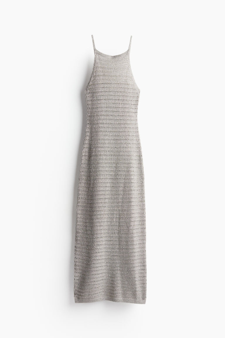 H & M - Shimmery Slip Dress - Silver | H&M (US + CA)