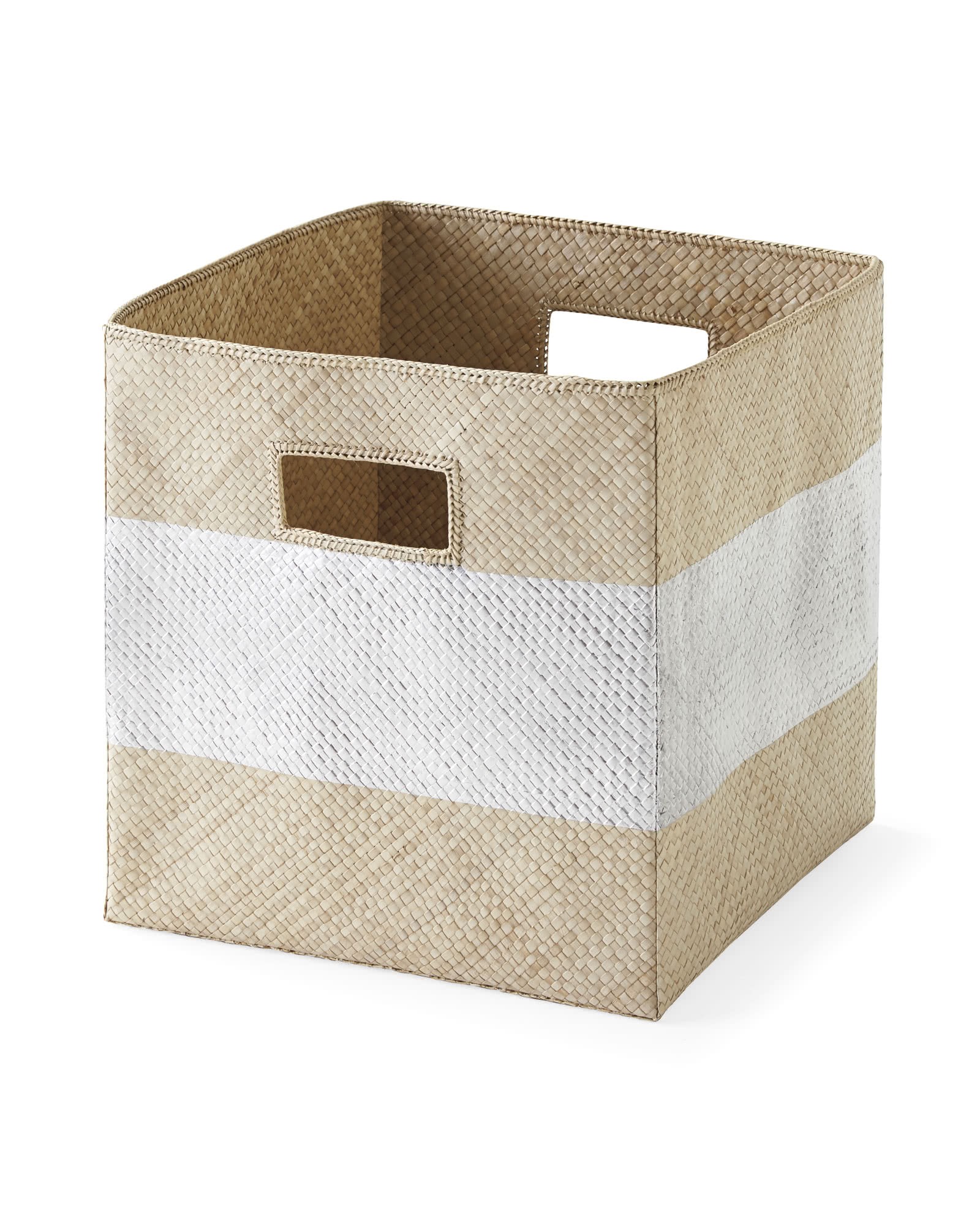 Pandan Woven Square Bin
        SB42-01 | Serena and Lily
