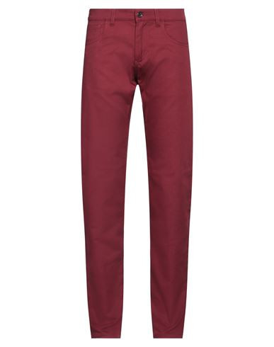 Dolce & gabbana Man Pants Burgundy Size 42 Cotton, Elastane, Cow leather | YOOX (US)