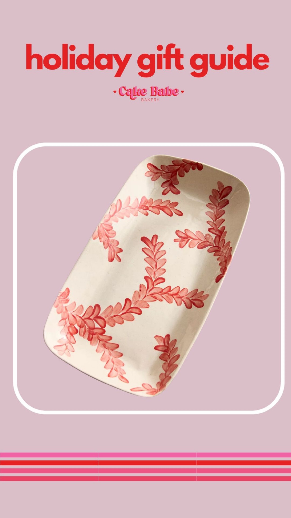 Perfect platter for all those Christmas cookies!