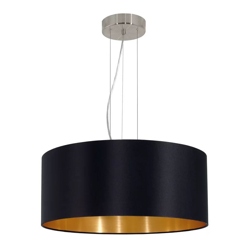 Newville 3 - Light Dimmable Drum Chandelier | Wayfair North America