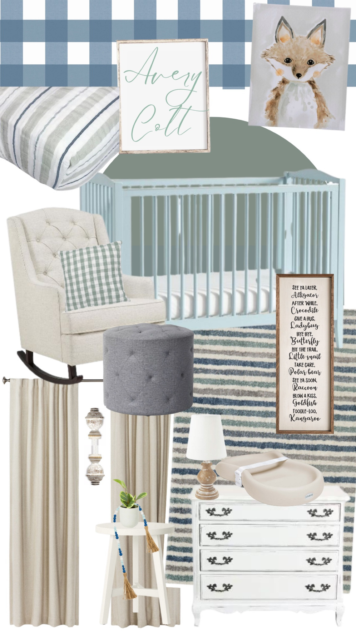 Baby boy nursery inspiration  

#LTKbaby #LTKhome