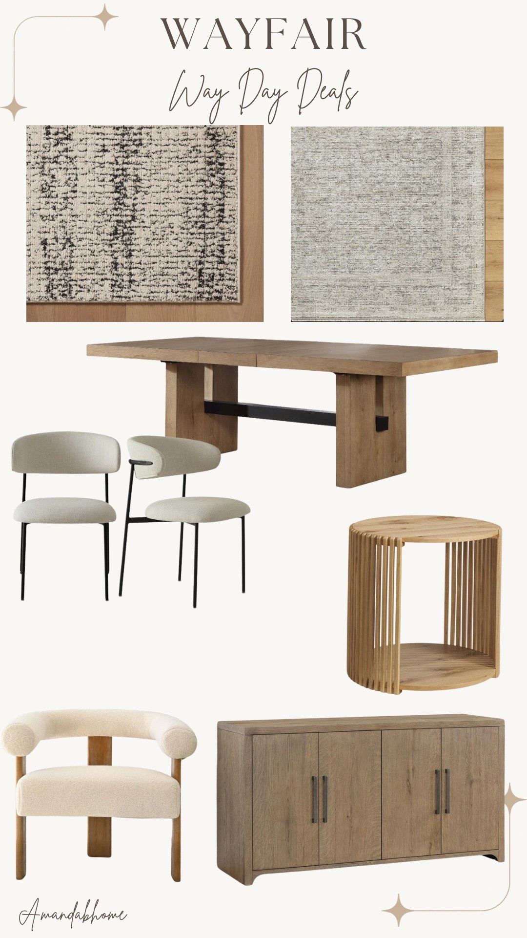 Decor favorites in my home that are on sale for Way Day @Wayfair ! Get up to 80% Off + Free Shipping from 4/25-4/27

Dining room decor, area rug, side table

#LTKSaleAlert #LTKHome