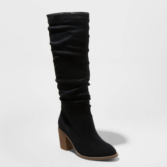 Women's Lainee Heeled Scrunch Fashion Boots - Universal Thread™ | Target