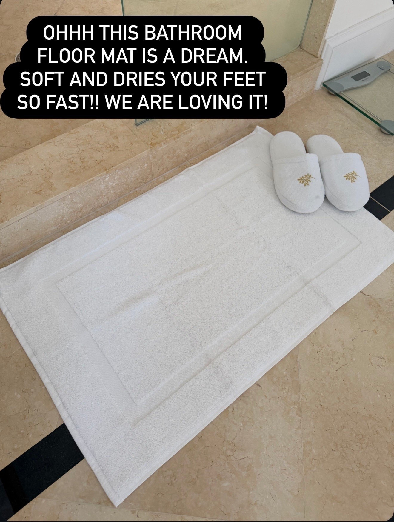 OHHH THIS BATHROOM FLOOR MAT IS A DREAM.
SOFT AND DRIES YOUR FEET SO FAST!! WE ARE LOVING IT!

#LTKHome #LTKdayinmylife #LTKSeasonal