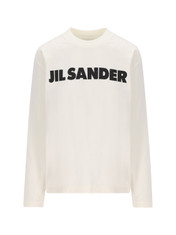 Jil Sander Logo Printed Crewneck Sweatshirt | Cettire Global