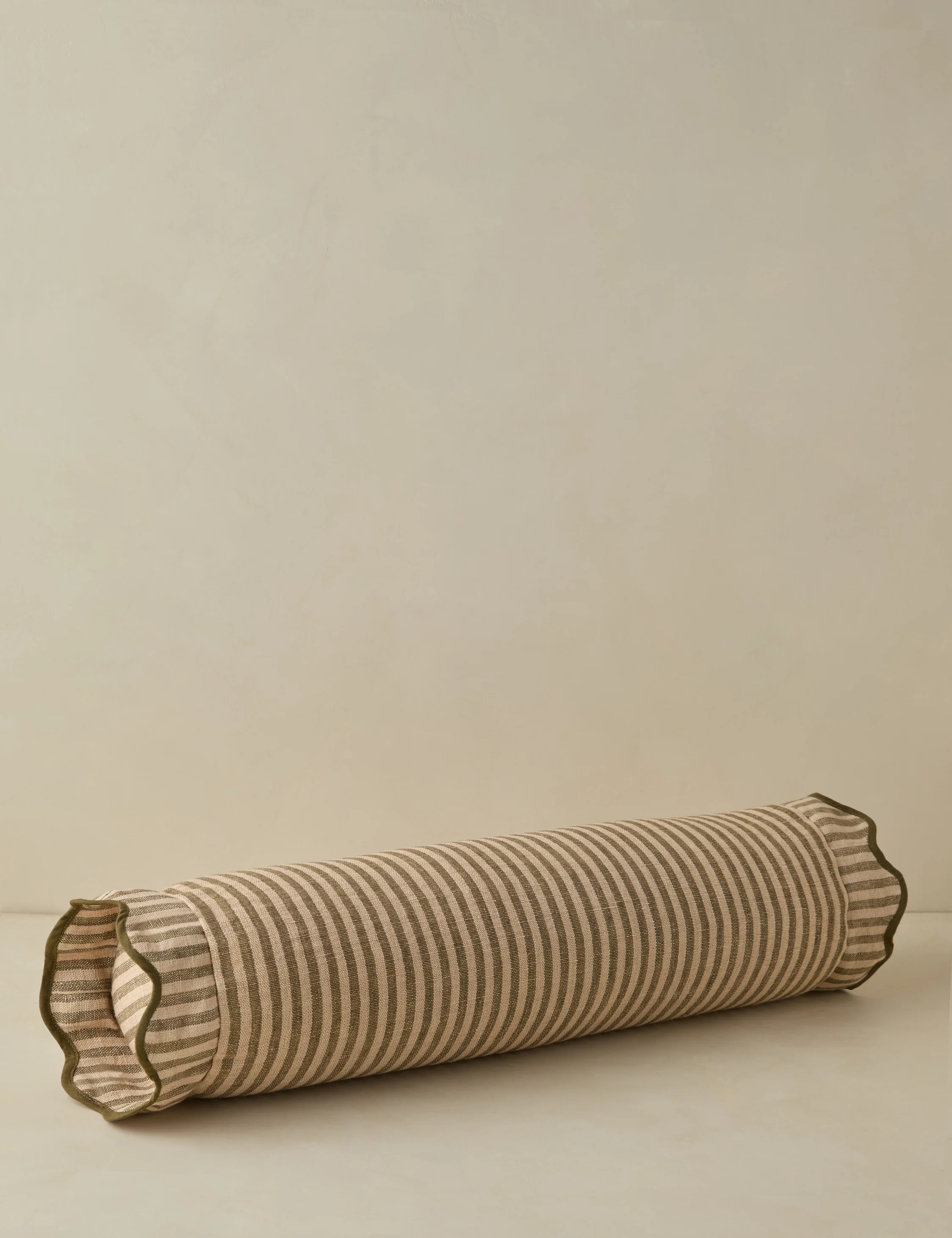 Lanie Linen Bolster Pillow | Lulu and Georgia 