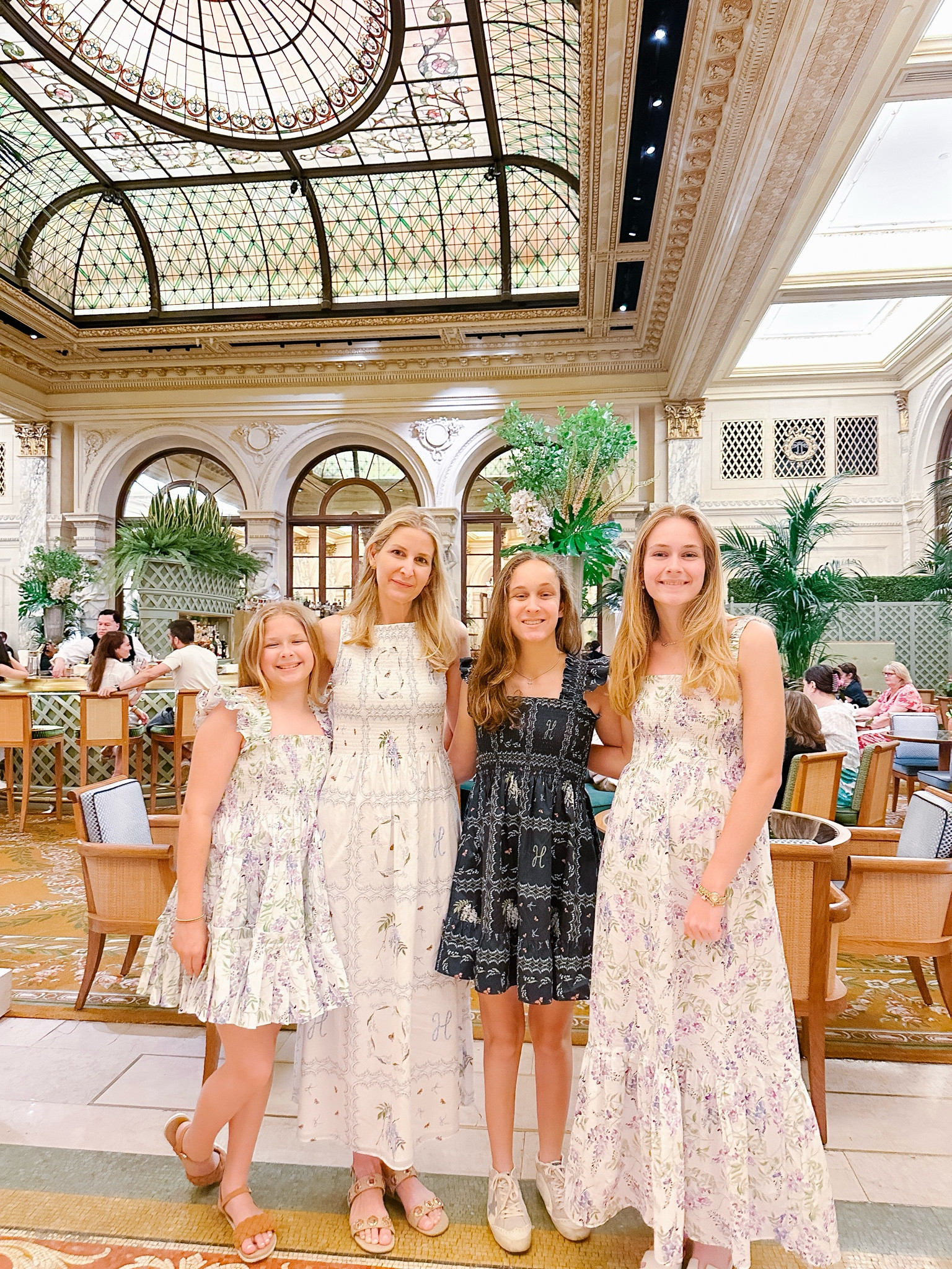 Hill house dress. Mother-daughter. Coordinating dresses. The plaza. High tea. 

#LTKkids #LTKtravel #LTKSeasonal